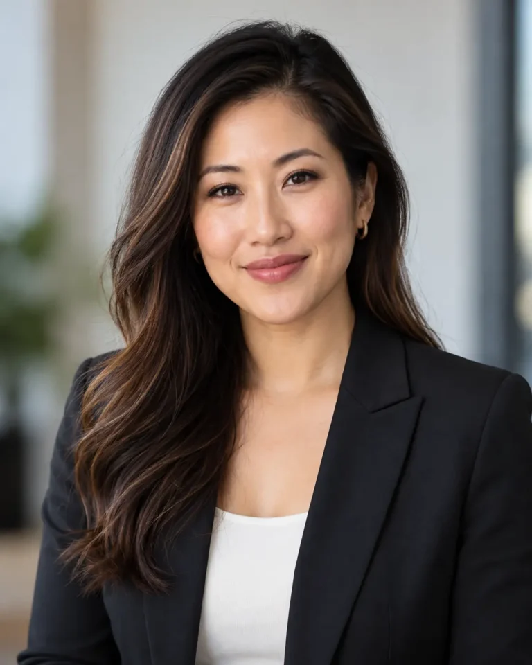 Professional Asian Woman Headshot 768x960